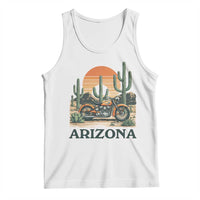 Arizona Motorcycle Tank Top Vintage Desert Highway Rider Gift