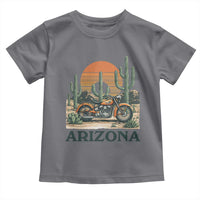 Arizona Motorcycle Toddler T Shirt Vintage Desert Highway Rider Gift