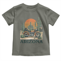 Arizona Motorcycle Toddler T Shirt Vintage Desert Highway Rider Gift