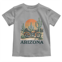 Arizona Motorcycle Toddler T Shirt Vintage Desert Highway Rider Gift