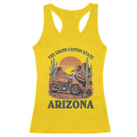 Vintage Arizona Motorcycle Rider Racerback Tank Top Desert Cactus Grand Canyon State