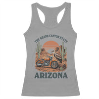 Vintage Arizona Motorcycle Rider Racerback Tank Top Desert Cactus Grand Canyon State