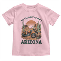 Vintage Arizona Motorcycle Rider Toddler T Shirt Desert Cactus Grand Canyon State