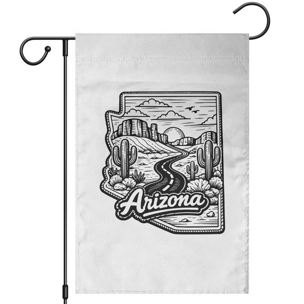 Vintage Arizona Pride Garden Flag Cactus Desert Western Landscape