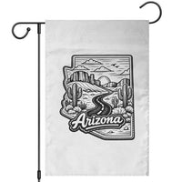 Vintage Arizona Pride Garden Flag Cactus Desert Western Landscape