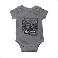 Vintage Arizona Pride Baby Onesie Cactus Desert Western Landscape
