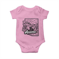 Vintage Arizona Pride Baby Onesie Cactus Desert Western Landscape