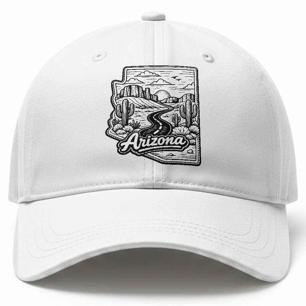 Vintage Arizona Pride Baseball Cap Cactus Desert Western Landscape
