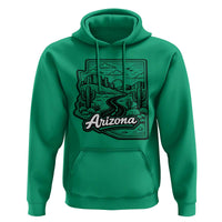 Vintage Arizona Pride Hoodie Cactus Desert Western Landscape