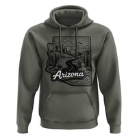 Vintage Arizona Pride Hoodie Cactus Desert Western Landscape