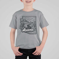 Vintage Arizona Pride T Shirt For Kid Cactus Desert Western Landscape