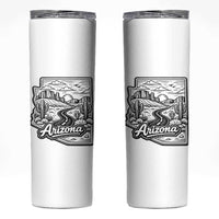 Vintage Arizona Pride Skinny Tumbler Cactus Desert Western Landscape