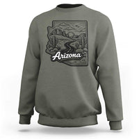 Vintage Arizona Pride Sweatshirt Cactus Desert Western Landscape