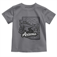 Vintage Arizona Pride Toddler T Shirt Cactus Desert Western Landscape