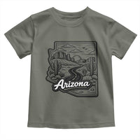 Vintage Arizona Pride Toddler T Shirt Cactus Desert Western Landscape
