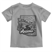 Vintage Arizona Pride Toddler T Shirt Cactus Desert Western Landscape