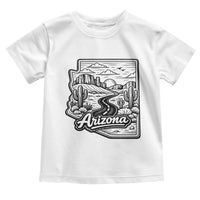 Vintage Arizona Pride Toddler T Shirt Cactus Desert Western Landscape