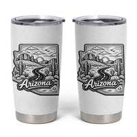 Vintage Arizona Pride Tumbler Cup Cactus Desert Western Landscape