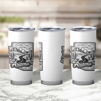 Vintage Arizona Pride Tumbler Cup Cactus Desert Western Landscape