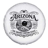 Arizona Desert Wanderlust Spare Tire Cover Vintage Grand Canyon State Est 1912