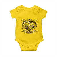 Arizona Desert Wanderlust Baby Onesie Vintage Grand Canyon State Est 1912