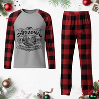 Arizona Desert Wanderlust Plaid Pajama Set Vintage Grand Canyon State Est 1912