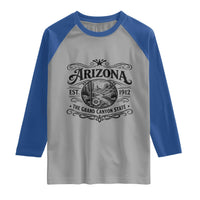 Arizona Desert Wanderlust Raglan Shirt Vintage Grand Canyon State Est 1912