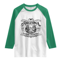 Arizona Desert Wanderlust Raglan Shirt Vintage Grand Canyon State Est 1912