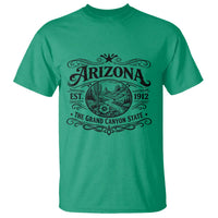 Arizona Desert Wanderlust T Shirt Vintage Grand Canyon State Est 1912