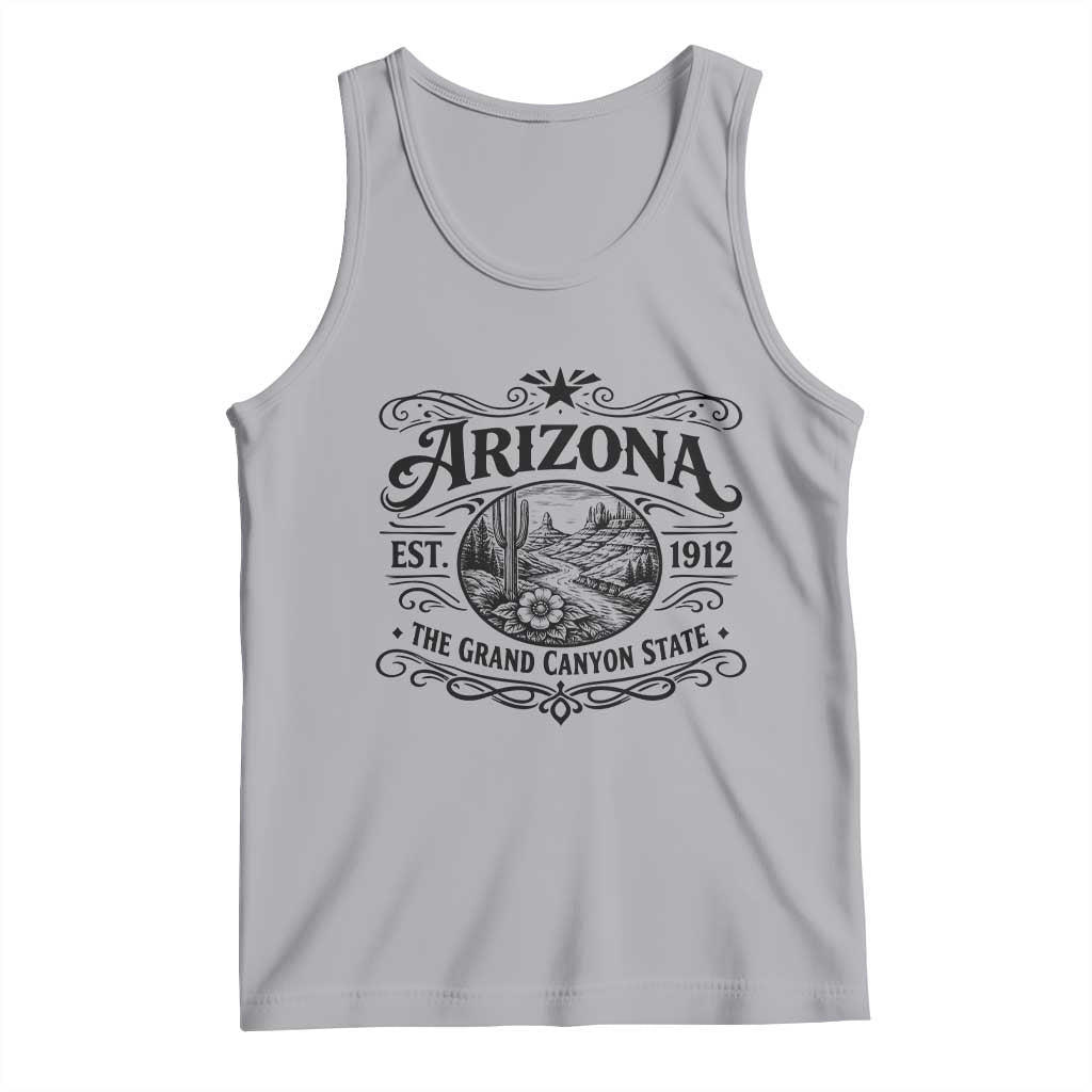 Arizona Desert Wanderlust Tank Top Vintage Grand Canyon State Est 1912