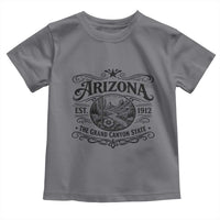 Arizona Desert Wanderlust Toddler T Shirt Vintage Grand Canyon State Est 1912