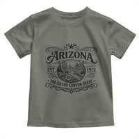 Arizona Desert Wanderlust Toddler T Shirt Vintage Grand Canyon State Est 1912