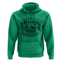 Vintage Arizona Cactus Desert Canyon Western 1912 Hoodie