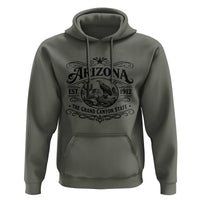 Vintage Arizona Cactus Desert Canyon Western 1912 Hoodie