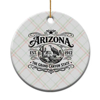 Vintage Arizona Cactus Desert Canyon Western 1912 Ceramic Ornament