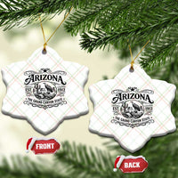Vintage Arizona Cactus Desert Canyon Western 1912 Ceramic Ornament