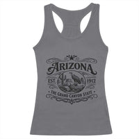 Vintage Arizona Cactus Desert Canyon Western 1912 Racerback Tank Top