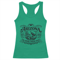 Vintage Arizona Cactus Desert Canyon Western 1912 Racerback Tank Top