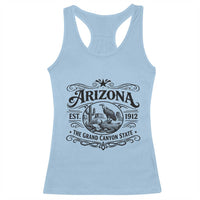 Vintage Arizona Cactus Desert Canyon Western 1912 Racerback Tank Top