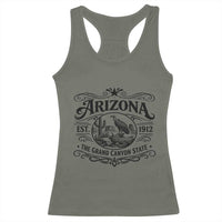 Vintage Arizona Cactus Desert Canyon Western 1912 Racerback Tank Top