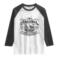 Vintage Arizona Cactus Desert Canyon Western 1912 Raglan Shirt