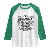 Vintage Arizona Cactus Desert Canyon Western 1912 Raglan Shirt