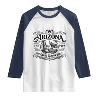 Vintage Arizona Cactus Desert Canyon Western 1912 Raglan Shirt