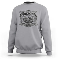 Vintage Arizona Cactus Desert Canyon Western 1912 Sweatshirt