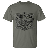 Vintage Arizona Cactus Desert Canyon Western 1912 T Shirt