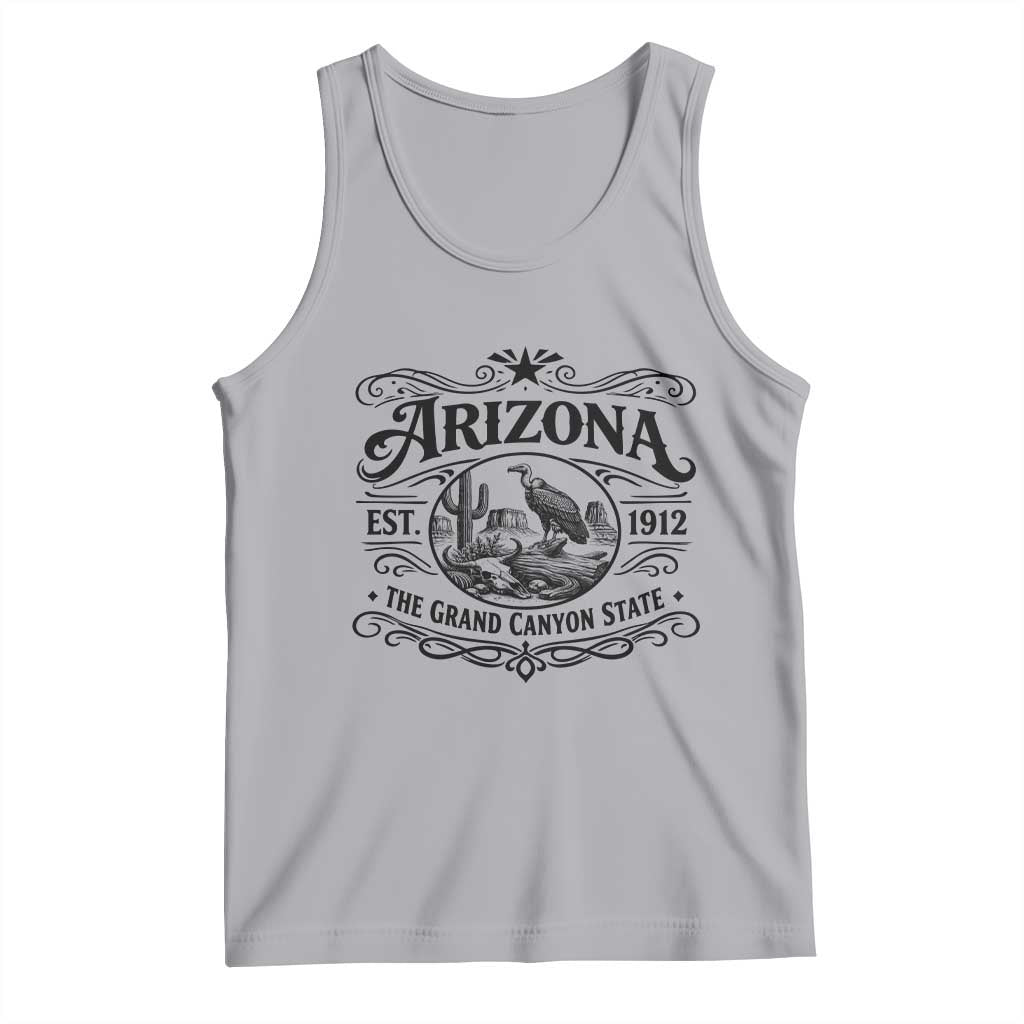 Vintage Arizona Cactus Desert Canyon Western 1912 Tank Top