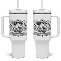 Vintage Arizona Cactus Desert Canyon Western 1912 Tumbler With Handle