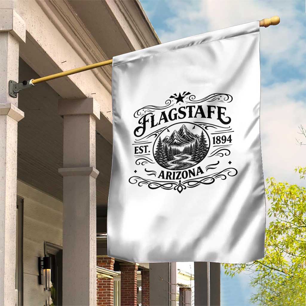 Vintage Flagstaff Landscape Adventure Garden Flag Arizona Gift