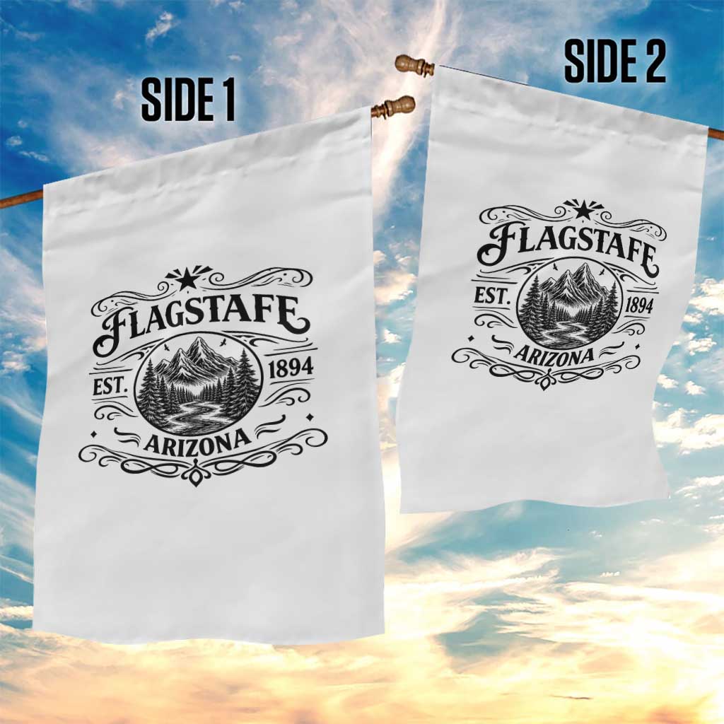 Vintage Flagstaff Landscape Adventure Garden Flag Arizona Gift