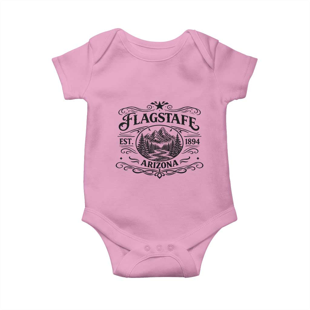 Vintage Flagstaff Landscape Adventure Baby Onesie Arizona Gift